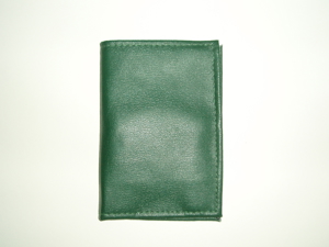 Geldbörse   Portemonnaie aus dunkelgrünem Kunstleder Bild 1