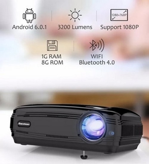 Excelvan HD projector + Soundsystem Auna FS23 2.1 Bild 7