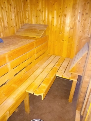 Finnische Vollholz Sauna, 6 Personen, Bild 3
