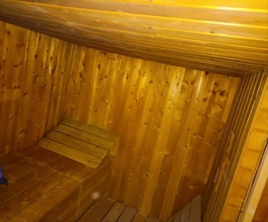 Finnische Vollholz Sauna, 6 Personen, Bild 4
