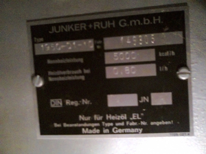 ÖL-Ofen der Marke Junker+Ruh Bild 2