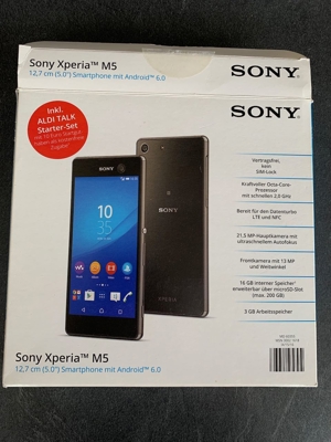 Sony Xperia M5, 5,0", Full HD Auflösung - Anrufe usw. aus Nigeria sind zwecklos... Bild 2