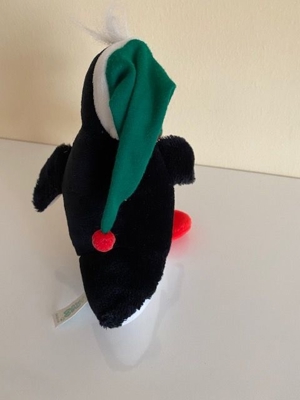 Chros Plüsch Pinguin mit Zipfelmütze und Fliege Bild 5