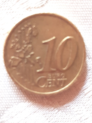 2000: 10 Euro Cent Niederlande! Bild 2