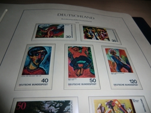 Briefmarken BRD ungestempelt 1.1.1970 - 31.12.1995 in 2 Leuchtturm Sammelalben Bild 4
