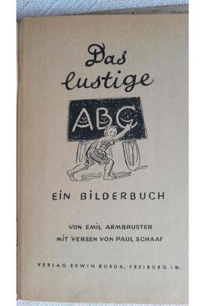 Das lustige ABC von Emil Armbruster von 1952 Bild 2