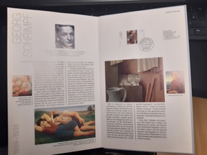 Briefmarkenbuch Deutsche Malerei des 20. Jahrhunderts Bild 2