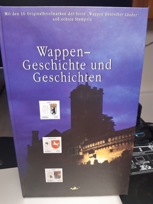 Briefmarken-Buch Wappen - Geschichte und Geschichten