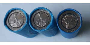 5,- Gedenkmünzen: 2019 Gemäßigte Zone, 2020 subpolare Zone Bild 5