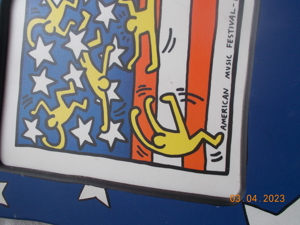 K. Haring Art Bild 50x40cm AMERICAN MUSIC FESTIVAL-NEW YORK CITY 1988 Bild 6