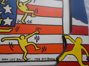 K. Haring Art Bild 50x40cm AMERICAN MUSIC FESTIVAL-NEW YORK CITY 1988 Bild 5