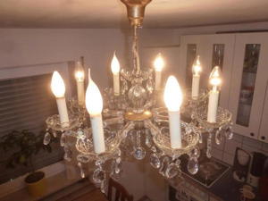 Alter Kronleuchter Kristalllüster Lampe Lüster Leuchter Kronleuchter Maria Theresia 8 Flammig Bild 8