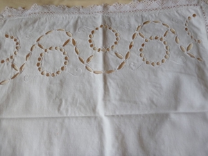 Historisches Überhandtuch und Deckchen Bild 6