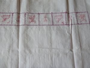 Historisches Überhandtuch und Deckchen Bild 4