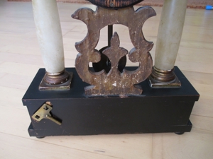 Kaminuhr, Wiener Portaluhr, um etwa 1800, läuft top, Schlagwerk defekt, nur Selbstabholung Bild 11