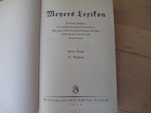 Meyers Lexikon, 7. Auflage, 1924-1930, 12 Bände Bild 5