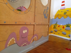Malerarbeit, Wandmalerei, Kinderzimmer Gestaltung Bild 7