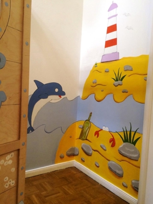 Malerarbeit, Wandmalerei, Kinderzimmer Gestaltung Bild 5