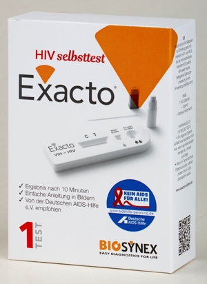 HIV Selbsttest Heimtest, hiv quick home test, NEU