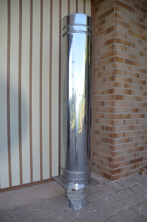 Edelstahlkamin-Aufsatz