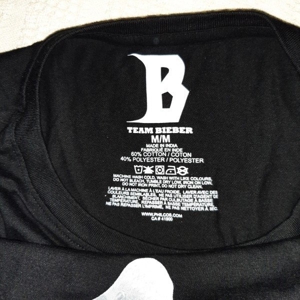 Neu mit Etikett T-Shirt Gr.M Justin Bieber Tour schwarz Bild 7