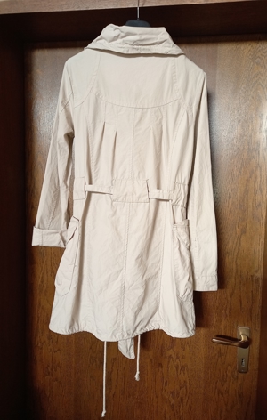 Trenchcoat Hoi Polloi Gr.6/34/XS Sehr guter Zustand Jacke Mantel beige Gürtel Baumwolle 100 % Damen, Bild 2