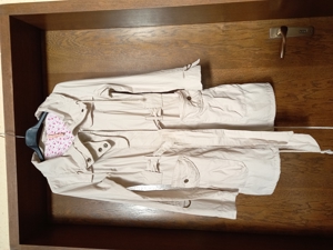 Trenchcoat Hoi Polloi Gr.6/34/XS Sehr guter Zustand Jacke Mantel beige Gürtel Baumwolle 100 % Damen, Bild 5