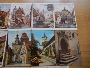 17 Ansichtskarten von Rothenburg ob der Tauber Bild 3