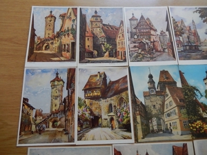 17 Ansichtskarten von Rothenburg ob der Tauber Bild 2