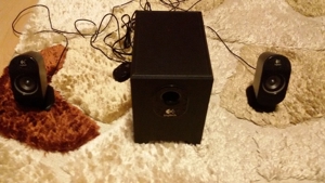 neuwertiges Logitech X-210 2.1 Lautsprecher System Loudspeaker PC Notebook Bild 2