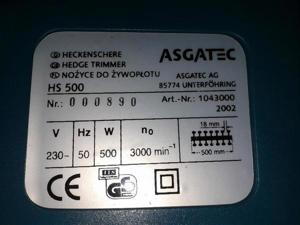 Heckenschere Elektrosäge ASGATEC HS500 Bild 4