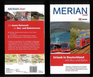 Merian live Reiseführer DB Urlaub in Deutschland mit Bus und Bahn