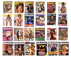 29 ältere Cinema Filmzeitschriften aus dem Zeitraum von 1982 bis 1991