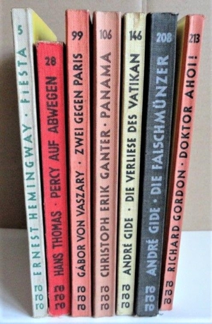 7 alte rororo Taschenbücher,1950er Jahre,Ungekürzte Romane bekannter Autoren aus aller Welt Bild 3