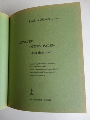 Münster in Westfalen, Bilder einer Stadt, Bildband von Joachim Dürrich 1977, viersprachig Bild 5
