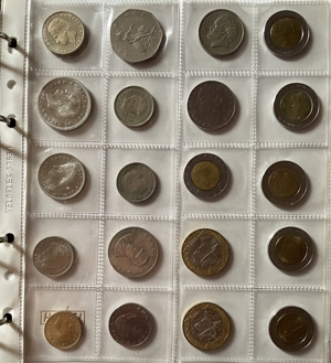 Über 1 kg Münzen, 2 Alben, Europa Ägypten Hongkong 60er 70er 80er Jahre Bild 6