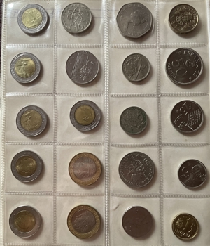 Über 1 kg Münzen, 2 Alben, Europa Ägypten Hongkong 60er 70er 80er Jahre Bild 13