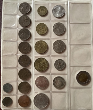 Über 1 kg Münzen, 2 Alben, Europa Ägypten Hongkong 60er 70er 80er Jahre Bild 8