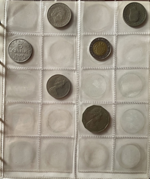 Über 1 kg Münzen, 2 Alben, Europa Ägypten Hongkong 60er 70er 80er Jahre Bild 11