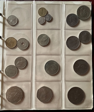 Über 1 kg Münzen, 2 Alben, Europa Ägypten Hongkong 60er 70er 80er Jahre Bild 12