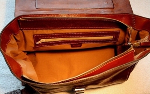 Tasche Leder Vintage Handmade Luxus Bild 8