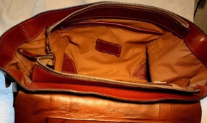 Tasche Leder Vintage Handmade Luxus Bild 9