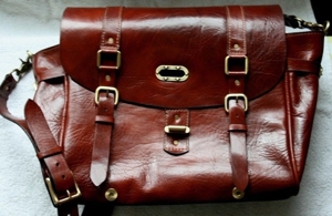 Tasche Leder Vintage Handmade Luxus Bild 10