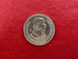 Mexiko 1 Peso Silber 1964 José María Morelos Pavón Bild 1