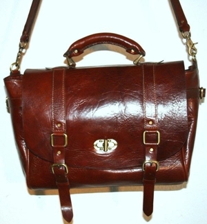 Tasche Leder Vintage Handmade Luxus Bild 5