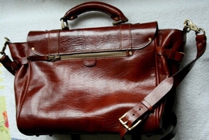 Tasche Leder Vintage Handmade Luxus Bild 3