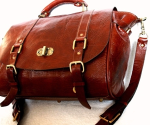 Tasche Leder Vintage Handmade Luxus Bild 13