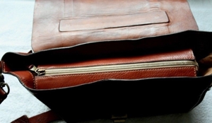 Tasche Leder Vintage Handmade Luxus Bild 7