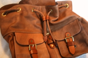 Echtes Leder Rucksack,Neue,Einzelstück Bild 8