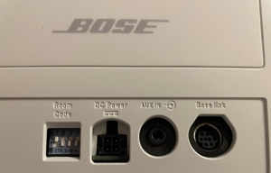 Bose Lifestyle Roommate Multiroom-Lautsprecher weiß mit Netzteil Bild 6